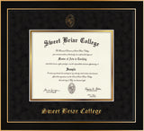 Diploma Frame - Honors Black Satin - 2015 or earlier