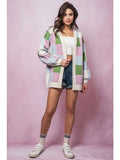 🧁 All Checkered Up Knit Cardigan