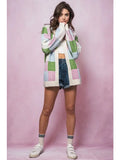 🧁 All Checkered Up Knit Cardigan