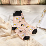 🌼 Bee & Daisy Socks