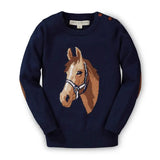 🐴 Sweet Briar x Hope & Henry Horse Intarsia Sweater