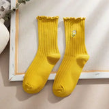 🌼🧦 Everyday Comfort, Sweet Briar Style-Yellow