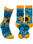🐝 Bee Happy & Bee Kind Socks 🌻