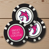 ♠️💗 Sweet Briar Poker Chip Ball Marker – 3 Pack 💗♠️