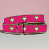 🌸 Sweet Briar College Vixens Canvas Ribbon Belt – Women’s 🌸