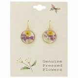 🌸 Sweet Briar Cottage Collection: Pressed Flower Earrings