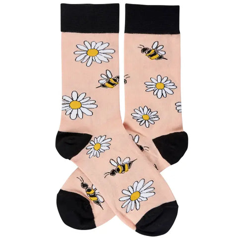 🌼 Bee & Daisy Socks