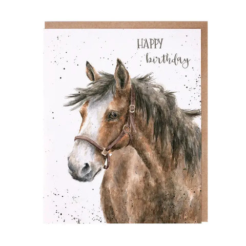 🌸 Spirit Happy Birthday Horse Card
