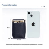 Leather Pocket Wallet with Mirror 💙✨Blue