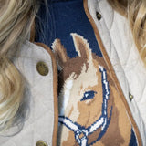 🐴 Sweet Briar x Hope & Henry Horse Intarsia Sweater