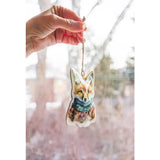 🦊 Sweet Briar Red Fox in Sweater Ornament
