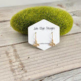 🐝 Tiny Gold Bee Earrings