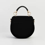 Fox & Owl Embroidered Black Saddle Bag 🦊