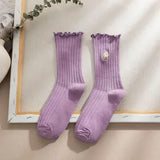 🌼🧦 Everyday Comfort, Sweet Briar Style-Purple