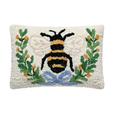 Bee in a Wreath Hook Pillow 🐝
