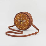 Bumble Bee Tan Circle Purse by Fable England 🐝