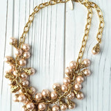 ✨ Classic Filigree Bead Cap Pearl Necklace 🤍🌸