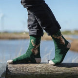 🦌 Stag Men's Sock – Portrait of a Stag