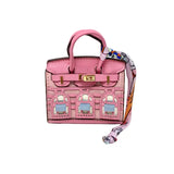 🎀 Sweet Briar Ritz Mini Purse Charm – Baby Pink