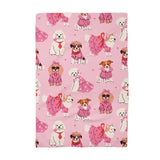 🌸 Valentine Dog Waffle Weave Kitchen Towel 🌸