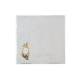 🦊 Contentment Foxes Napkin – Cocktail Size