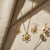 Gold-Plated Daisy Earrings 🌼