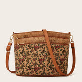 Retro Print Ethnic Shoulder Bag-Butterflies