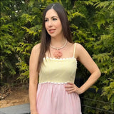 🌸 Blush Pink Flower Pendant Collar