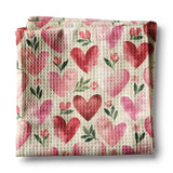 🌸 Valentine Heart Rustic Kitchen Towel 🌸