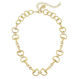 🌿 Gold Horse Bit Necklace