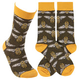 🐝 Sweet Briar Honey Bee Socks – Garden Collection