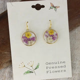 🌸 Sweet Briar Cottage Collection: Pressed Flower Earrings