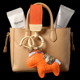 🐎 Bag Charm/Key Bob Horse – Orange ✨