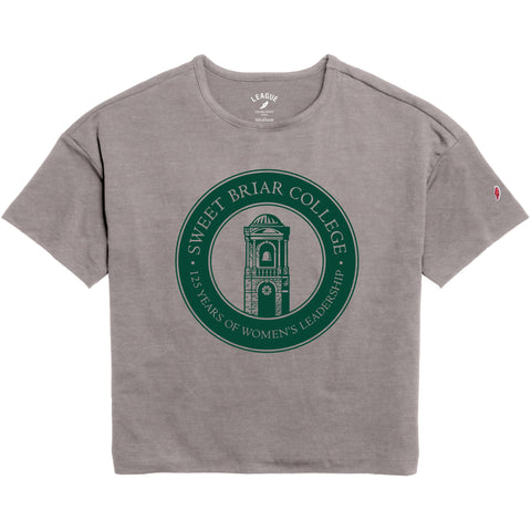 👕 League Apparel Frost Grey Boxy Tee 🌸