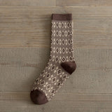 Autumn & Winter Cotton Mid-Calf Socks 🤎