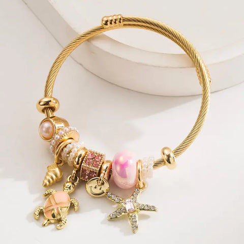 🐚 Sweet Briar Coastal Charm Bracelet
