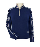 ✨ Essex Classics Polished Bit Quarter Zip Sweater-Navy