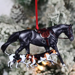 🎄 NEW! Black Fox Hunter Ornament