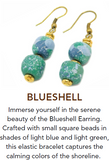 🌊 Blueshell Earrings