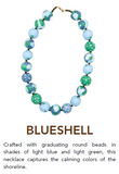 💙 Blueshell Necklace SIZE 18"