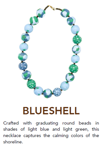 💙 Blueshell Necklace SIZE 18"