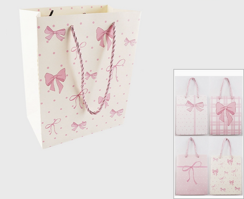 🎀 Sweet Briar Bow Printed Gift Bags