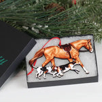 🧡 Chestnut Fox Hunter Ornament