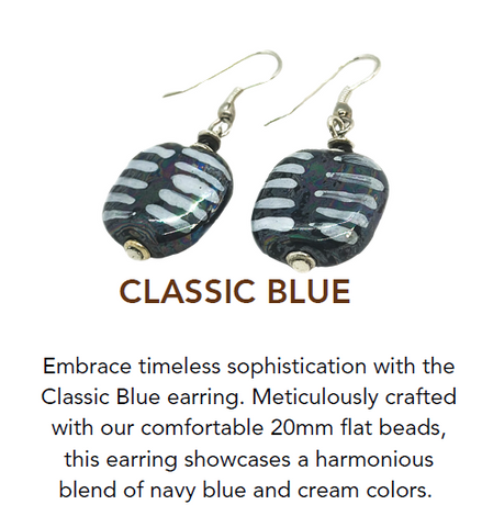 💙 Classic Blue Earrings