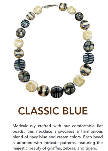 💙 Classic Blue Necklace SIZE 18"