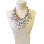 ✨ Coastal Pearl Bib Necklace