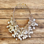 ✨ Coastal Pearl Bib Necklace