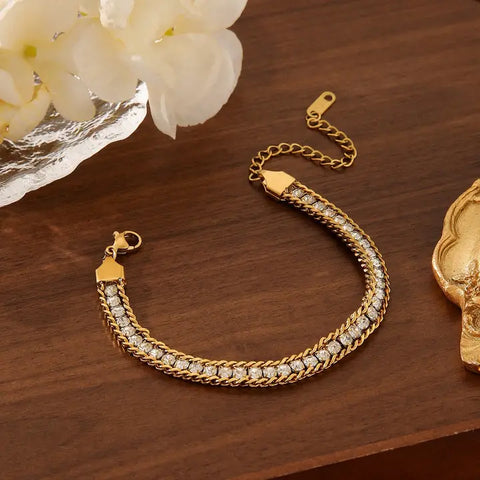 ✨ Diamond Snake Bracelet-Clear