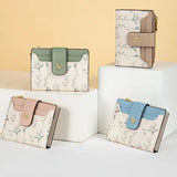 🌼 Wildflower Card Wallet – Sweet Briar Edition-Apricot