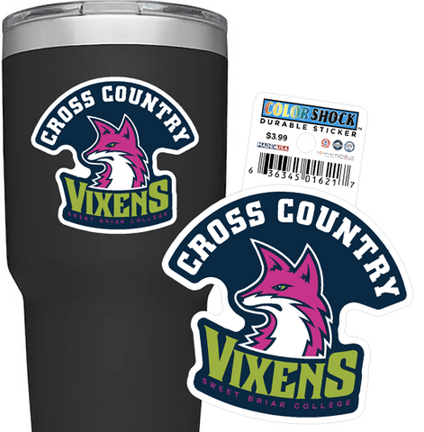 Sweet Briar College Cross Country Vixens Sticker